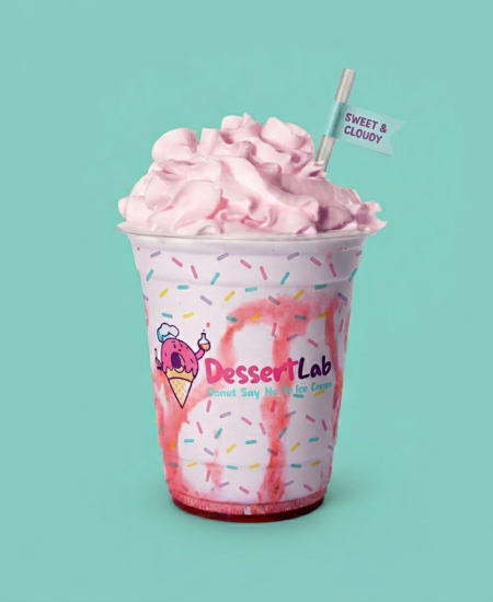 Cotton Candy Milkshake